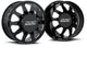 DDC Wheels 22BM-20-200 The Ten Forged Dually 20x8.25 8x200 Black & Milled Wheel Set | 2005-2023 F350/F450 & 19-23 RAM 3500