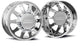 DDC Wheels 22PL-22-210 The Ten Forged Dually 22x8.25 8x210 Polished Wheel Package | 2011-2024 GM Silverado/Sierra 3500HD