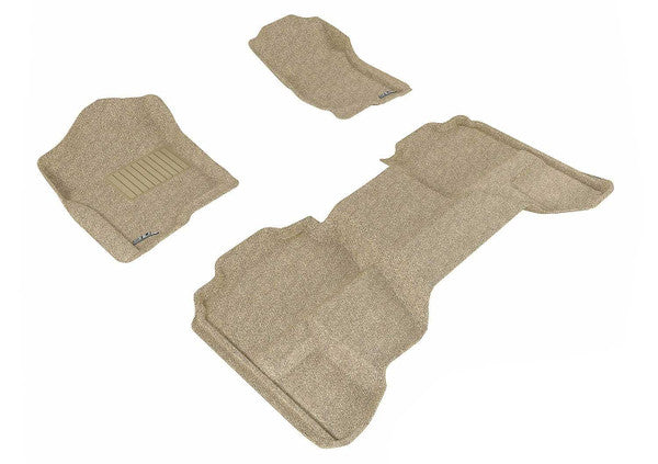 3DM L1CH05002202 Classic Tan Floor Mats | 2007-2013 GM Silverado/Sierra 1500/2500HD/3500HD