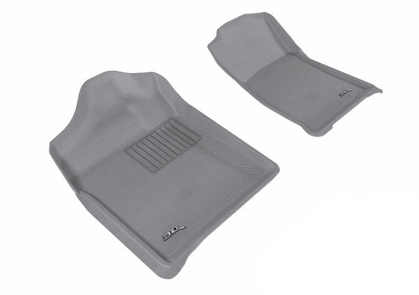 3DM L1CH05111501 Kagu Gray Front Floor Mats | 2007-2013 GM Silverado/Sierra 1500/2500HD/3500HD