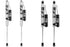 FOX FOX16F2504WD 2.0 Remote Reservoir Front & Rear Shock Package - for 4-7" Lift | 2017-2026 Ford F250/F350 Super Duty 4WD