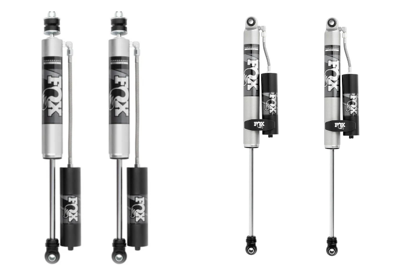 FOX FOX6F2504WD 2.0 Remote Reservoir Series 0-1.5" inch Front & Rear Shock Set | 2017-2025 Ford F250/F350 Super Duty 4WD