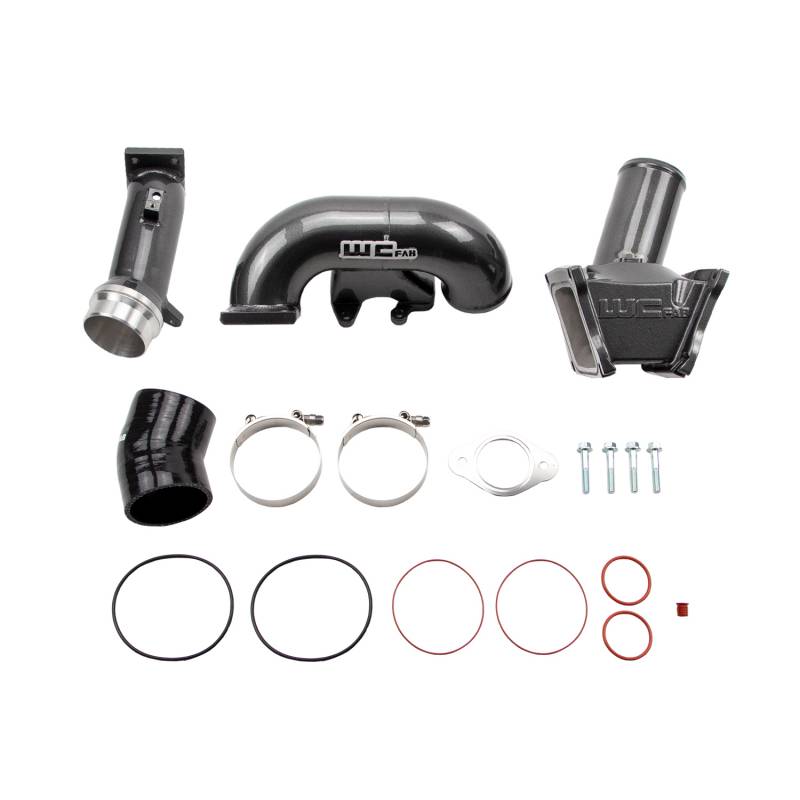 Wehrli 100163 3 inch High Flow Y-Bridge Kit | 2006-2007 GM Silverado/Sierra 2500HD/3500HD 6.6L Duramax LBZ