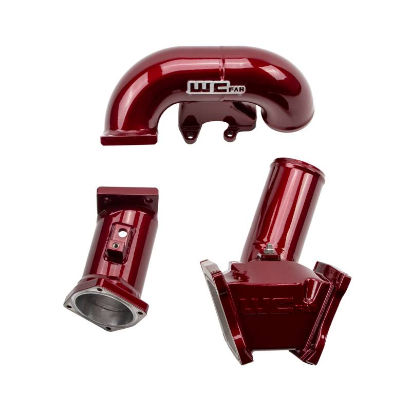 Wehrli 100164 3 inch High Flow Y-Bridge Kit | 2007.5-2010 GM Silverado/Sierra 2500HD/3500HD 6.6L Duramax LMM