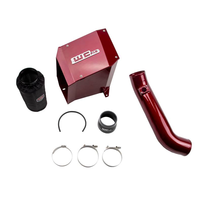 Wehrli 100190 4 inch Cold Air Intake Kit with Air Box | 2001-2004 GM Silverado/Sierra 2500HD/3500HD 6.6L Duramax LB7