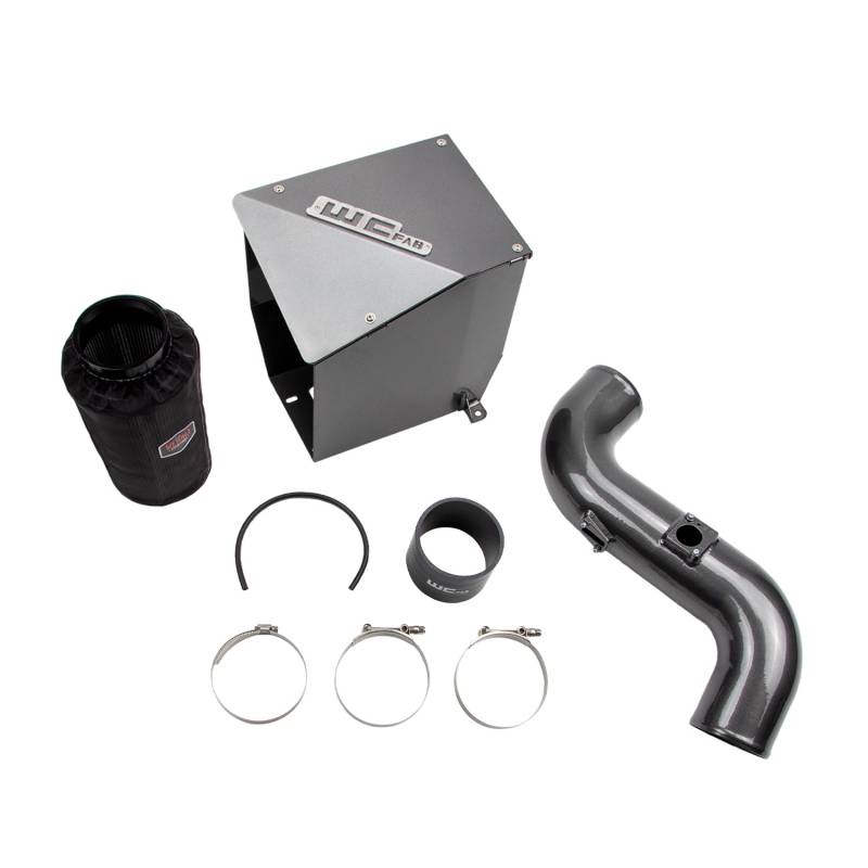Wehrli 100194 4 inch Cold Air Intake Kit with Air Box | 2011-2016 GM Silverado/Sierra 2500HD/3500HD 6.6L Duramax LML