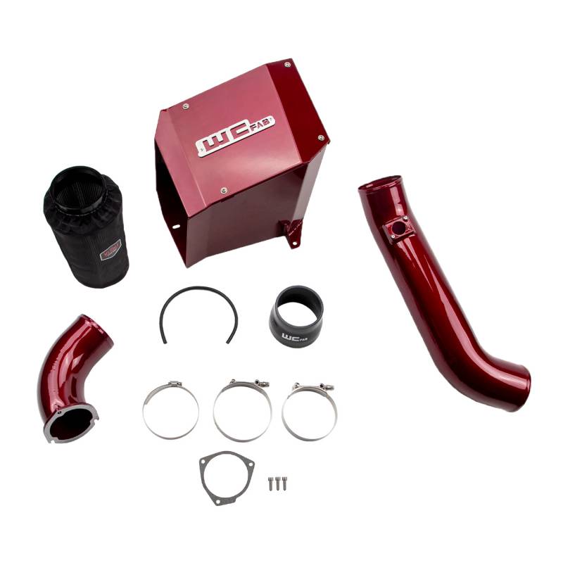 Wehrli 100300 4 inch Stage 2 Cold Air Intake Kit with Air Box and Intake Horn | 2001-2004 GM Silverado/Sierra 2500HD/3500HD 6.6L Duramax LB7