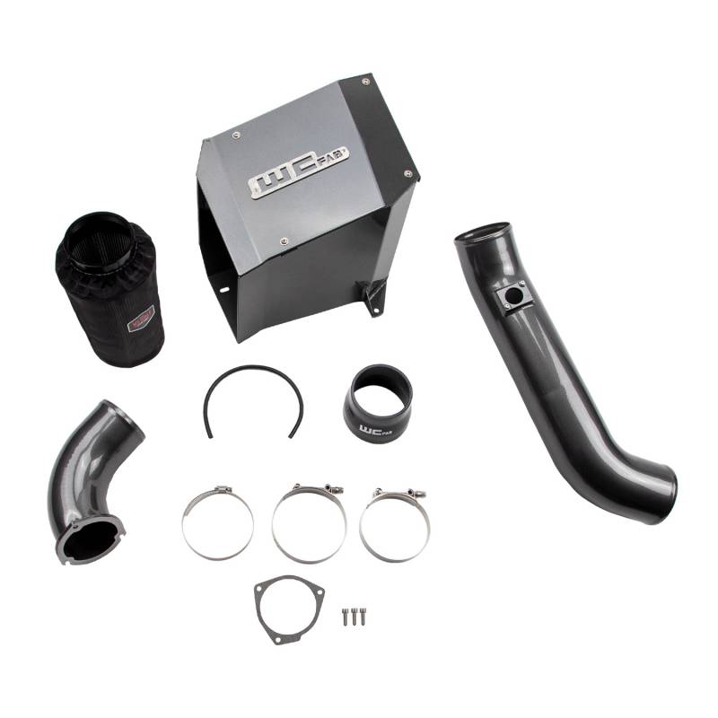 Wehrli 100300 4 inch Stage 2 Cold Air Intake Kit with Air Box and Intake Horn | 2001-2004 GM Silverado/Sierra 2500HD/3500HD 6.6L Duramax LB7