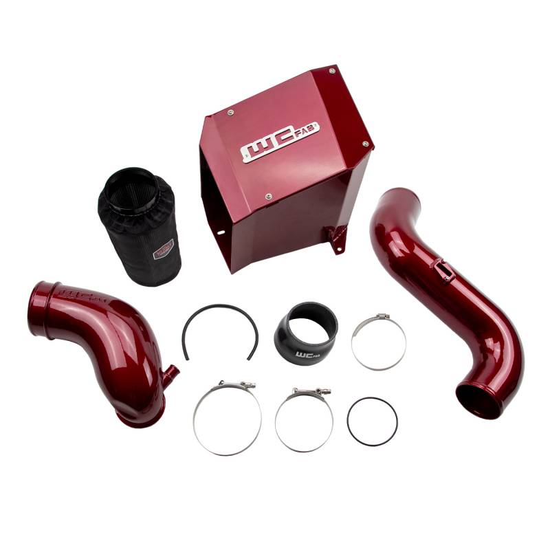 Wehrli 100303 4 inch Cold Air Intake Kit with Air Box and Intake Horn | 2007.5-2010 GM Silverado/Sierra 2500HD/3500HD 6.6L Duramax LMM