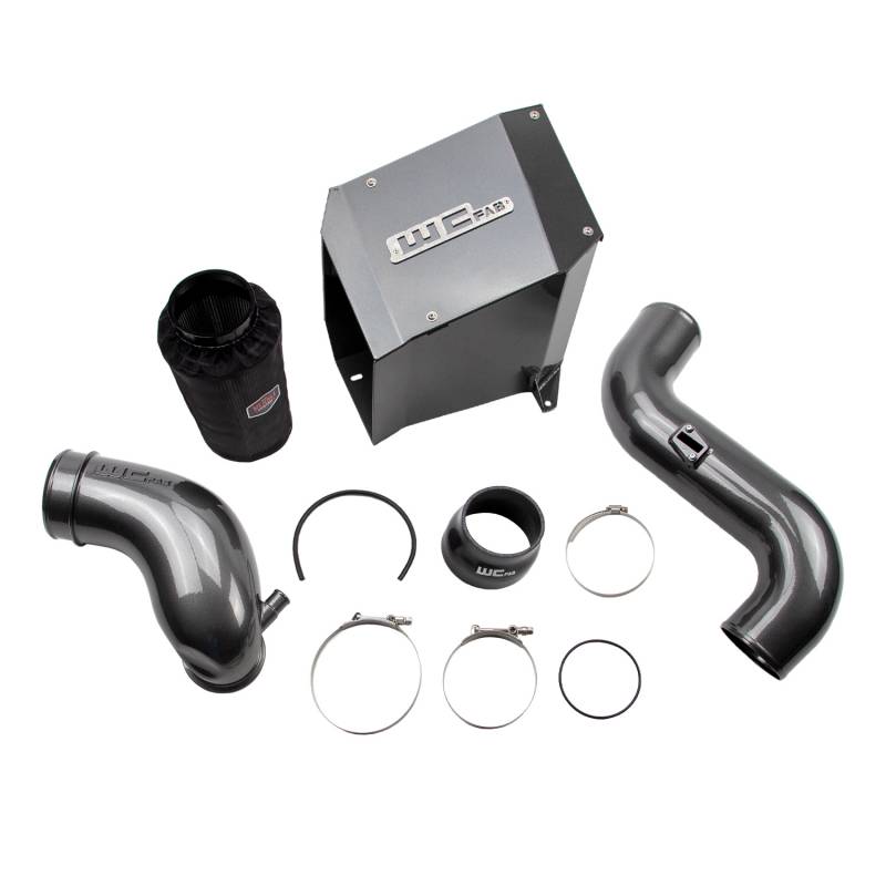 Wehrli 100303 4 inch Cold Air Intake Kit with Air Box and Intake Horn | 2007.5-2010 GM Silverado/Sierra 2500HD/3500HD 6.6L Duramax LMM