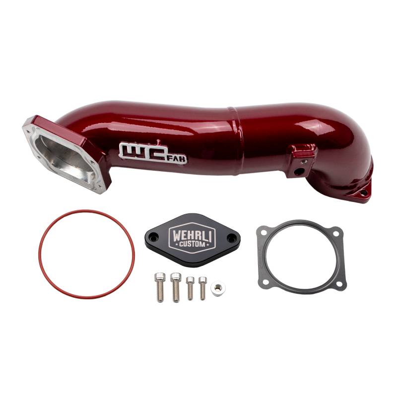 Wehrli 100328 Passenger Side Upper Crossover Intercooler Pipe Kit | 2011-2016 GM Silverado/Sierra 2500HD/3500HD 6.6L Duramax LML