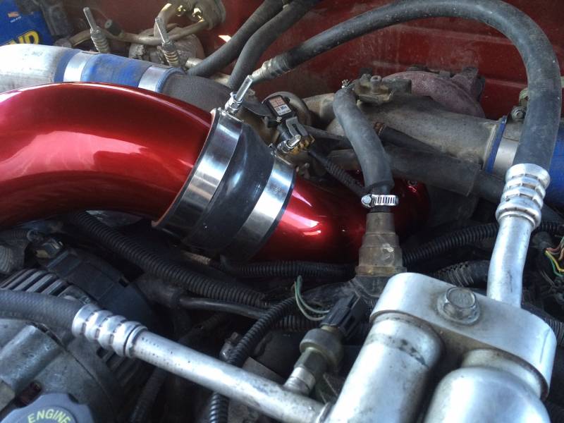 Wehrli 100342 3.5 inch Intake Horn | 2001-2004 GM Silverado/Sierra 2500HD/3500HD 6.6L Duramax LB7