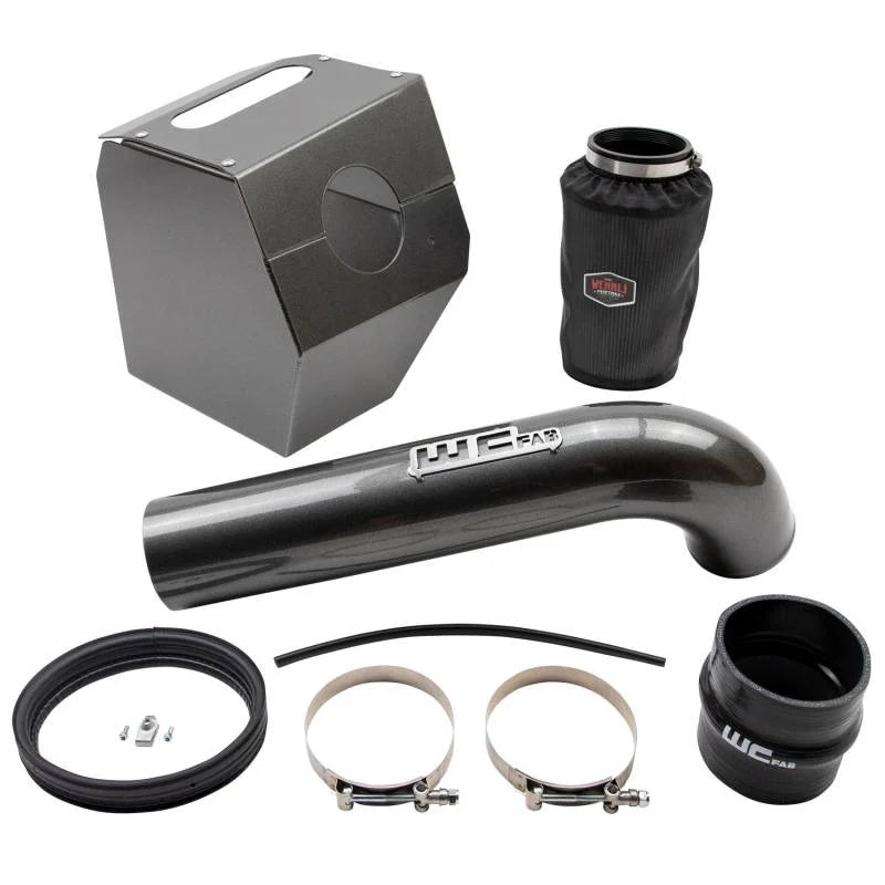Werhli 100344 4 inch Intake Kit with Air Box | 2017-2019 GM Silverado/Sierra 2500HD/3500HD 6.6L Duramax L5P