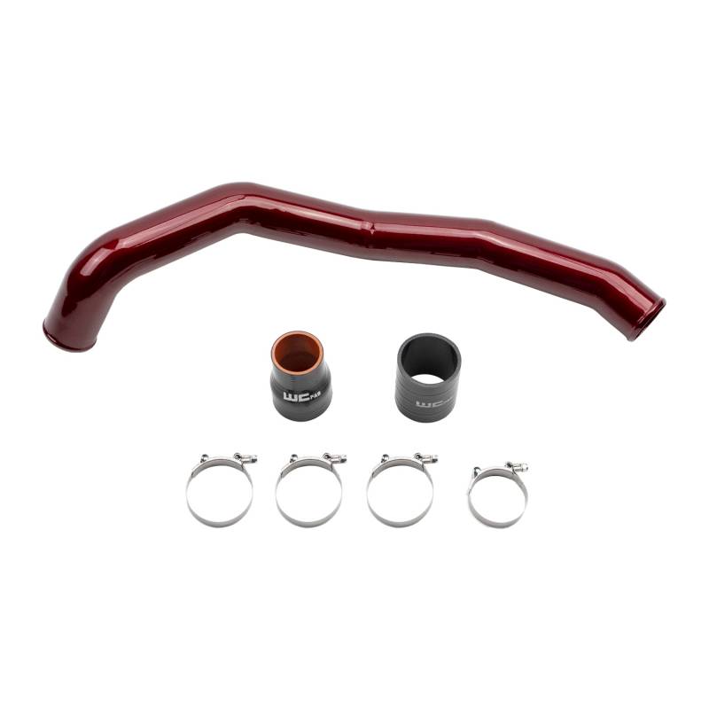 Wehrli 100349 3 inch Drivers Side Intercooler Pipe | 2001-2004 GM Silverado/Sierra 2500HD/3500HD 6.6L Duramax LB7