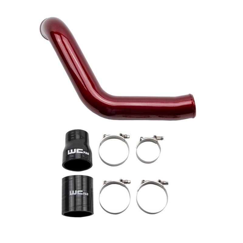 Wehrli 100355 3 inch High Flow Passenger Cold Side Intercooler Pipe Kit | 2004.5-2005 GM Silverado/Sierra 2500HD/3500HD 6.6L Duramax LLY