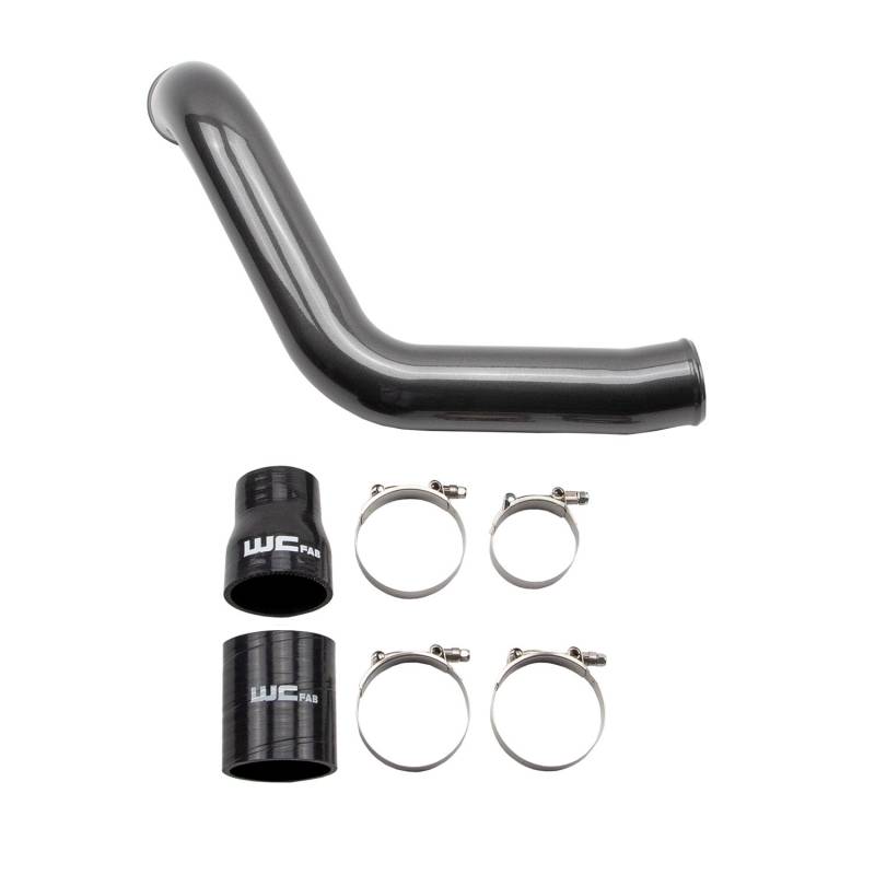 Wehrli 100355 3 inch High Flow Passenger Cold Side Intercooler Pipe Kit | 2004.5-2005 GM Silverado/Sierra 2500HD/3500HD 6.6L Duramax LLY