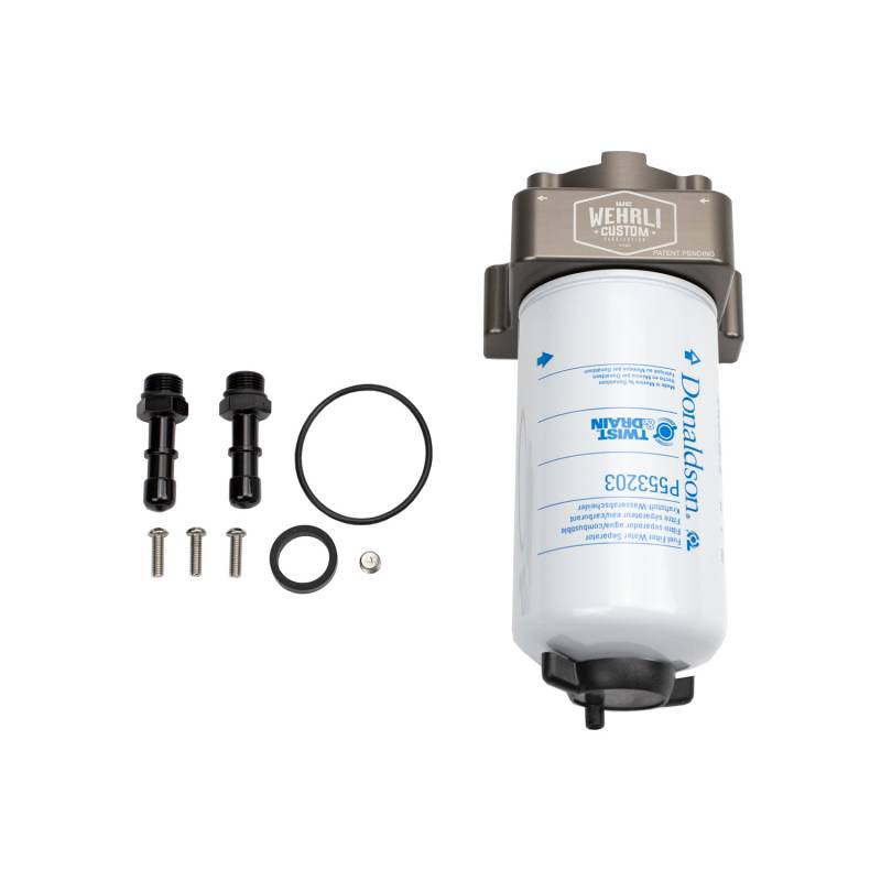 Wehrli 100362 Fuel Filter Housing Kit | 2020-2024 Silverado/Sierra 2500HD/3500HD 6.6L Short Bed