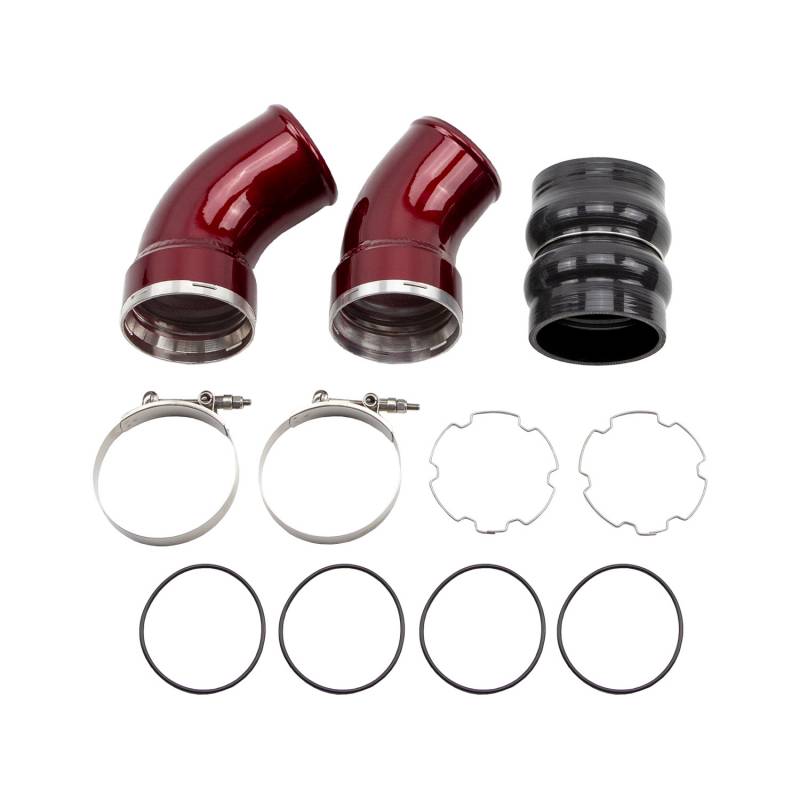 Wehrli 100367 3.5 inch Passenger Cold Side Intercooler Pipe Kit | 2006-2010 GM Silverado/Sierra 2500HD/3500HD 6.6L Duramax
