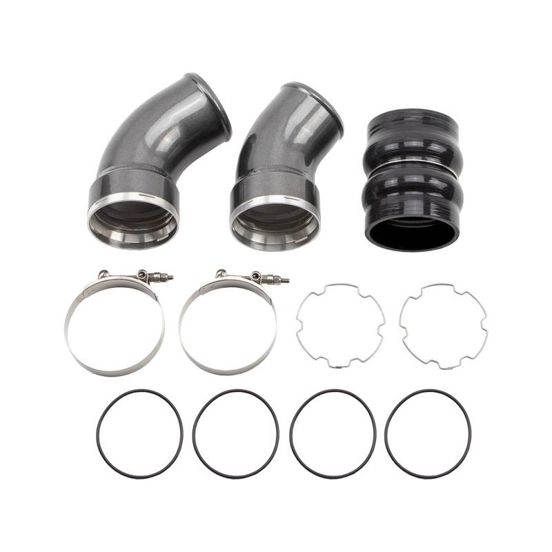 Wehrli 100367 3.5 inch Passenger Cold Side Intercooler Pipe Kit | 2006-2010 GM Silverado/Sierra 2500HD/3500HD 6.6L Duramax