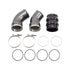 Wehrli 100367 3.5 inch Passenger Cold Side Intercooler Pipe Kit | 2006-2010 GM Silverado/Sierra 2500HD/3500HD 6.6L Duramax