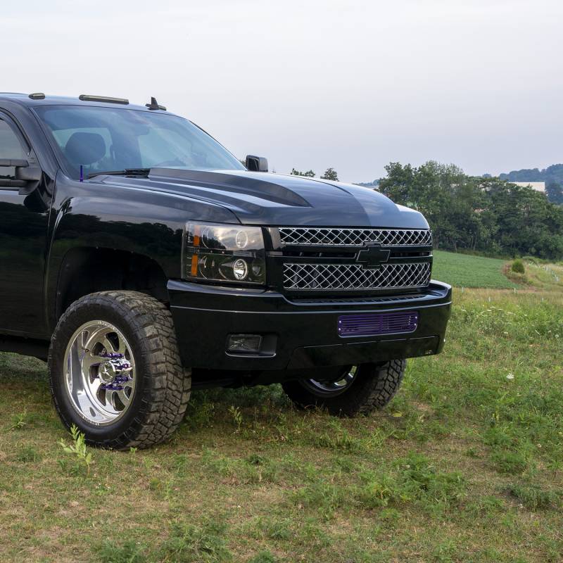 Wehrli 100368-FTB Lower Valance Filler Panel with Tow Hook Cutouts -Fine Textured Black | 2011-2014 Silverado 2500HD/3500HD