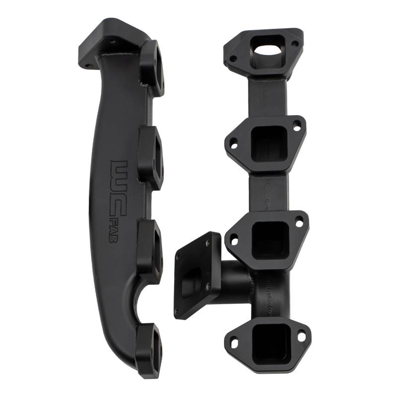 Wehrli 100373 Billet Exhaust Manifolds | 2017-2025 GM Silverado/Sierra 2500HD/3500HD 6.6L Duramax L5P