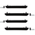 Wehrli 100393 Marker Light Delete Kit, Billet, w/o Logo, Fine Texture Black | 2020-2026 GMC Sierra 2500HD/3500HD