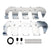 Wehrli 100416 Billet Upper Valve Cover Set | 2011-2016 GM Silverado/Sierra 2500HD/3500HD 6.6L Duramax LML