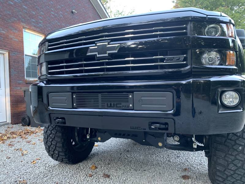 Wehrli 100425 Valance Filler Panel Kit with Tow Hooks, Raw | 2015-2019 Silverado 2500HD/3500HD
