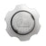 Wehrli 100442 Billet Oil Fill Tube Cap - Clear Anodized | 2001-2026 GM Silverado/Sierra 2500HD/3500HD 6.6L Duramax