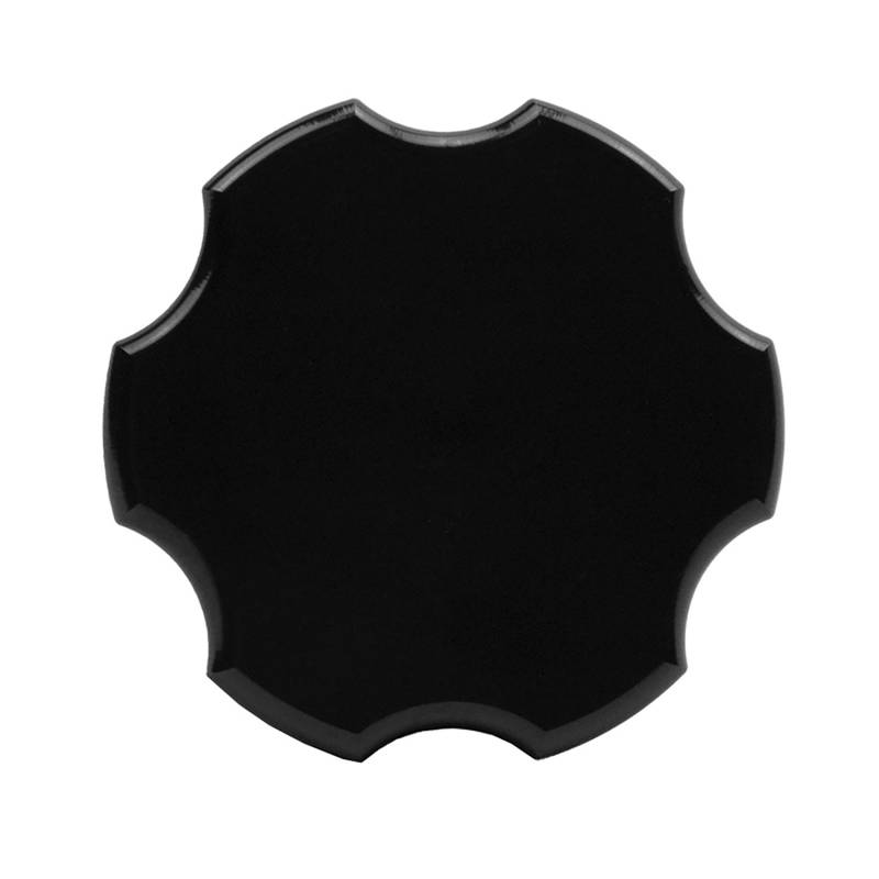 Wehrli 100443 Black Anodized Billet Oil Fill Tube Cap | 2001-2023 GM Silverado/Sierra 2500HD/3500HD 6.6L Duramax