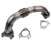 Wehrli 100652 2 inch Stainless Driver Up Pipe with Gaskets (Single or Twin Turbo) | 2001-2016 GM Silverado/Sierra 2500HD/3500HD 6.6L Duramax