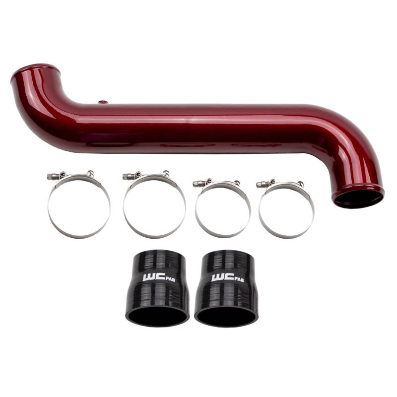 Wehrli 100682 3.5 inch Passenger Side Cold Side Intercooler Pipe Kit | 2011-2016 GM Silverado/Sierra 2500HD/3500HD 6.6L Duramax LML
