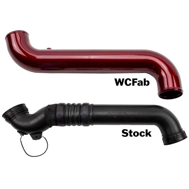 Wehrli 100682 3.5 inch Passenger Side Cold Side Intercooler Pipe Kit | 2011-2016 GM Silverado/Sierra 2500HD/3500HD 6.6L Duramax LML