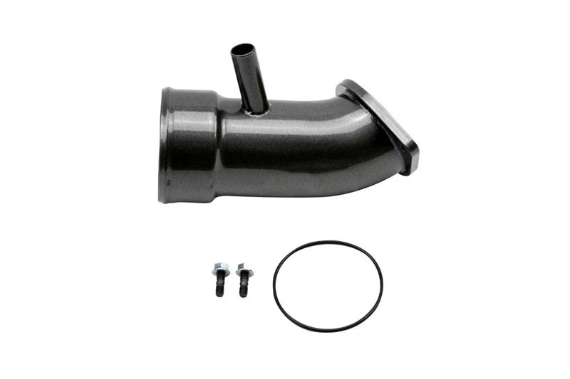 100721 Wehrli 100721 3.5 inch Intake Horn with PCV Port | 2017-2019 GM Silver ...