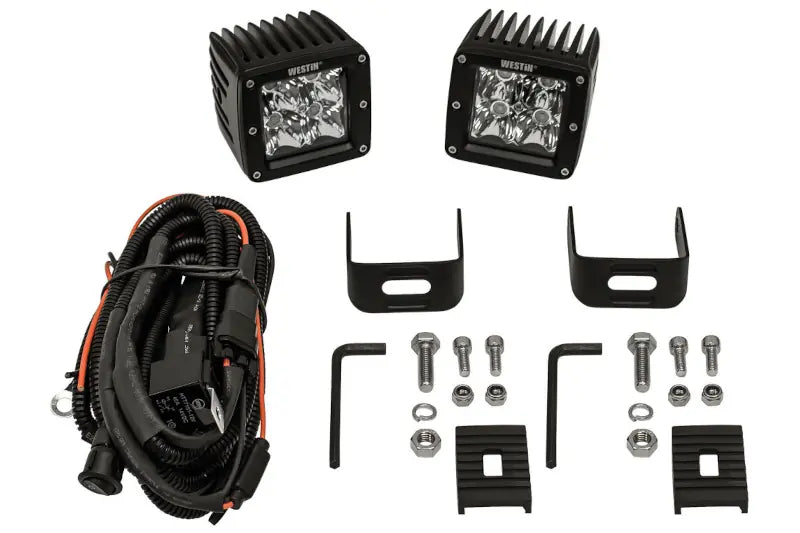 Westin 09-12200A-PR HyperQ LED Auxiliary Lights | 2019-2023 RAM 2500/3500 6.7L Cummins