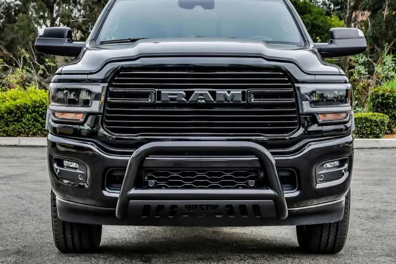Westin 31-4025 E-Series Bull Bar - Black | 2019-2023 RAM 2500/3500 6.7L Cummins