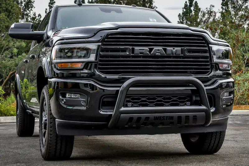 Westin 31-4025 E-Series Bull Bar - Black | 2019-2023 RAM 2500/3500 6.7L Cummins