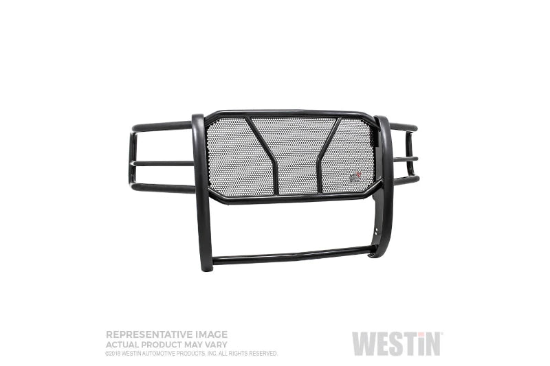 Westin 57-3665 HDX Black Steel Grille Guard | 2011-2014 Sierra 2500HD/3500HD