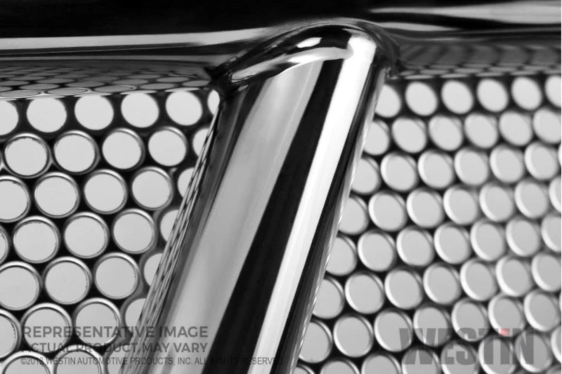 Westin 57-3780 HDX Stainless Steel Grille Guard | 2015-2019 Silverado 2500HD/3500HD
