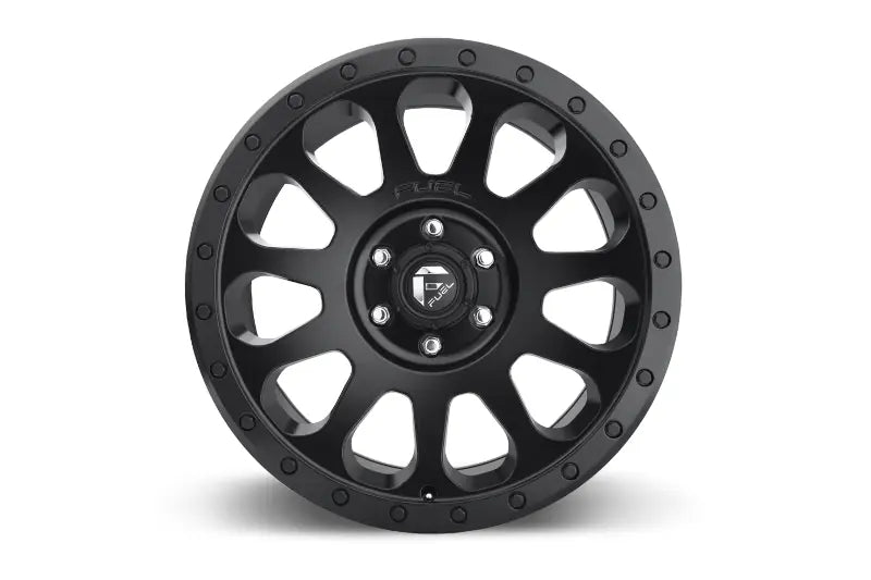 Fuel D57918901750 18x9 Vector Matte Black 1mm Offset Wheel | 1994-2024 Ford F250/F350