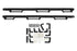 Westin 56-5340252 HDX Stainless Drop Wheel to Wheel Nerf Bars Texture Black | 2017-2022 Ford F250/F350 Crew Cab