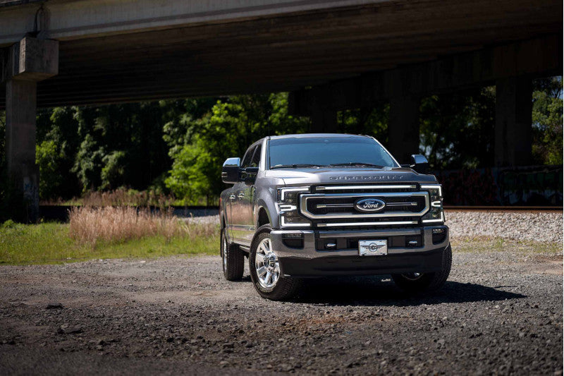 Morimoto XBG25 XBG LED Grille Inserts - White | 2020-2022 Ford F250/F350 Platinum
