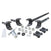 Yukon YAW26016 Front 4340 Chrome-Moly replacement axle Kit for Dana 60 Axle with 35 Splines with Super Joints | 1985-1988 F350 7.3L IDI