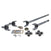 Yukon YAW26018 Front 4340 Chrome-Moly Replacement Axle Kit for Dana 60 with 35 Splines | 1988-1998 F350