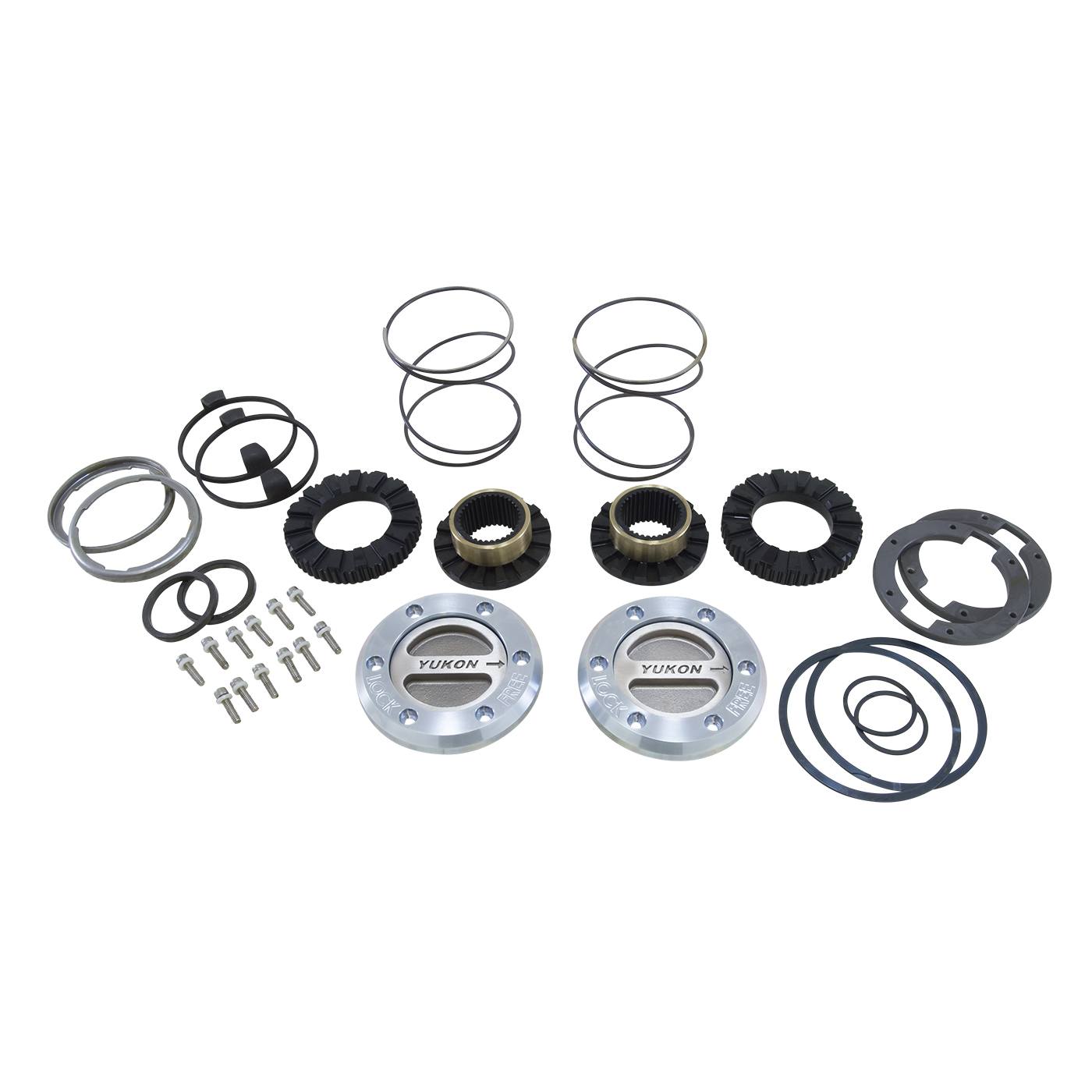 Yukon YHC70003 Hardcore Locking Hubs for Dana 60 Front Axles 30 Spline | 1977-1991 GM / 78-97 Ford / 75-93 Dodge 1 Ton