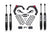 Zone Offroad C49N 3" inch Adventure Series Lift Kit with Nitro Shocks (with Overload) | 2020-2025 GM Silverado/Sierra 2500HD/3500HD