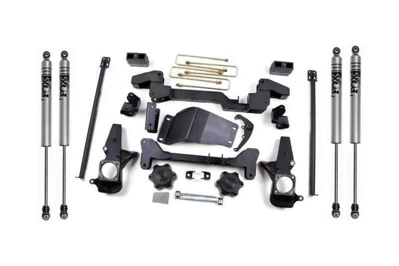 Zone Offroad C4F 6 inch Lift Kit with Fox Shocks | 2001-2010 GM Silverado/Sierra 2500HD/3500HD 4WD