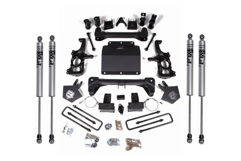 Zone Offroad C50F 5 inch Lift Kit with Fox Shocks (with Overload) | 2020-2025 GM Silverado/Sierra 2500HD/3500HD