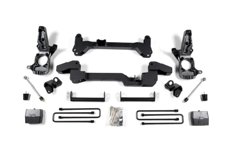 Zone Offroad C5 6 inch Torsion Bar Drop Lift Kit | 2001-2010 GM Silverado/Sierra 2500HD/3500HD RWD